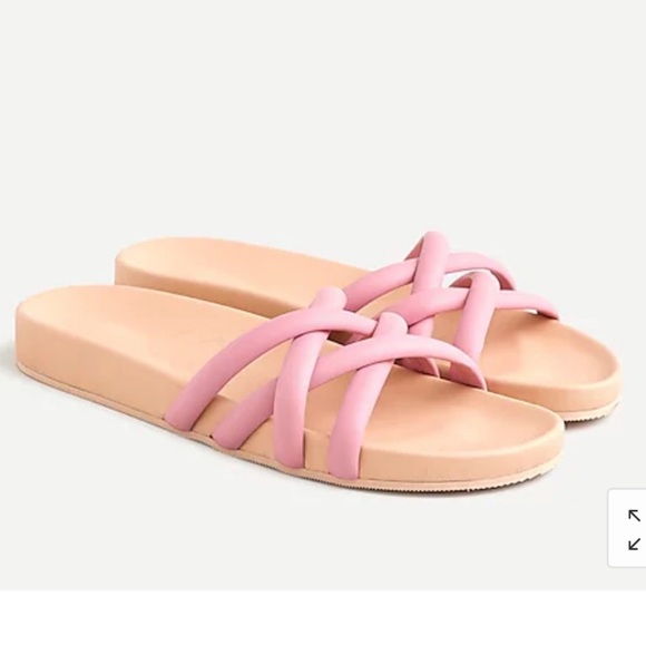 J. Crew Shoes - NWT J. Crew Pacific Cushy Strap Sandals tan pink summer beach pool size 7.5